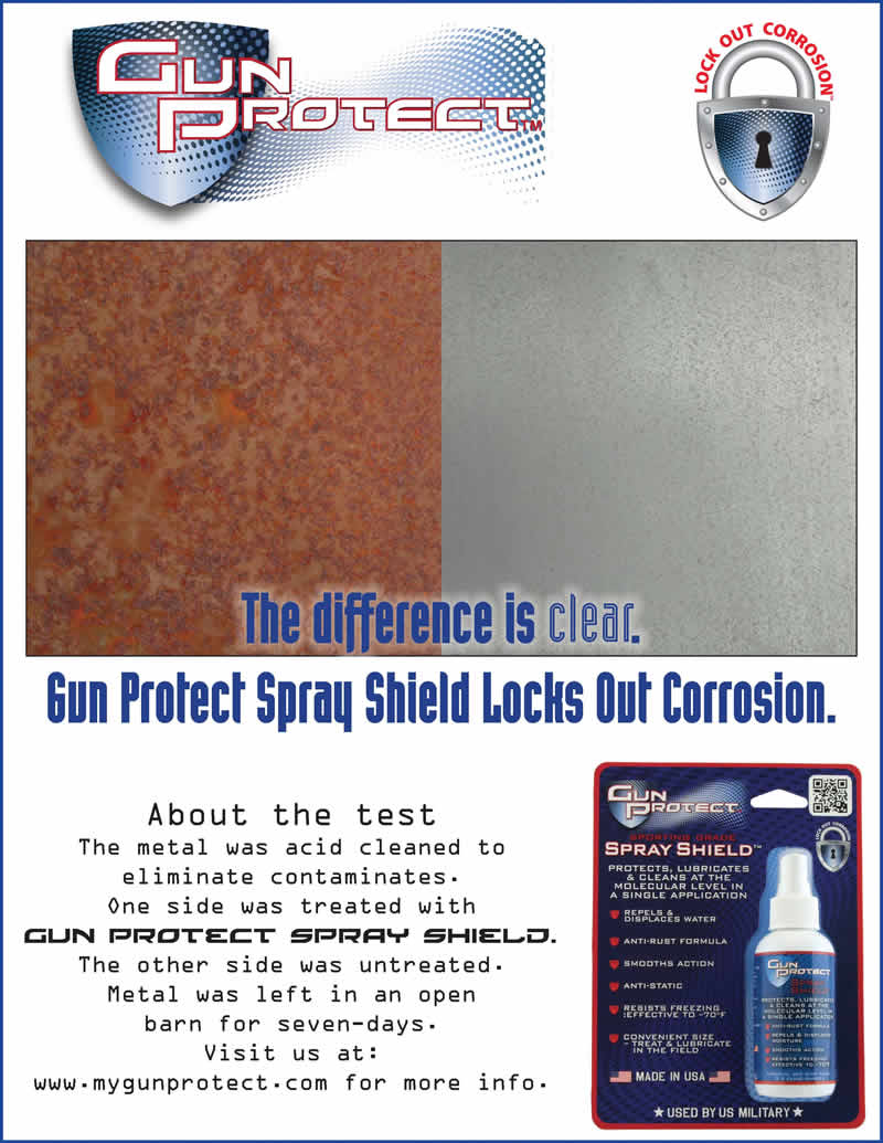 130820-Gun Protect Spray Shield Rust Test on SteelPlate